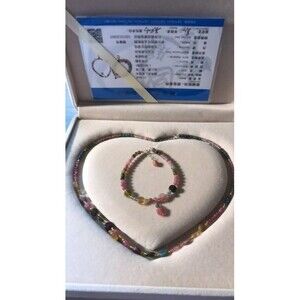 Multi-Colored Tourmaline Bracelet/Neckla